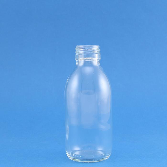150ml Alpha Clear Glass Bottle 28mm Neck